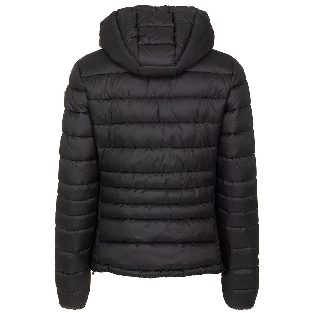 Fred Mello Chic Hooded Short Down Jacket in Black Fred Mello