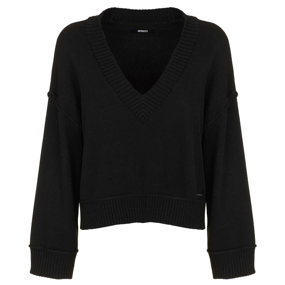 Imperfect Classic V-Neck Wool Blend Sweater - Luxe & Glitz
