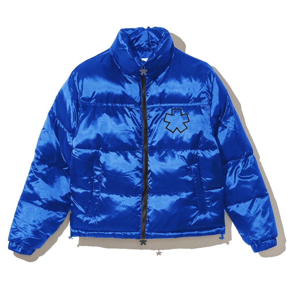 Comme Des Fuckdown Chic Nylon Down Jacket with Iconic Detailing Comme Des Fuckdown