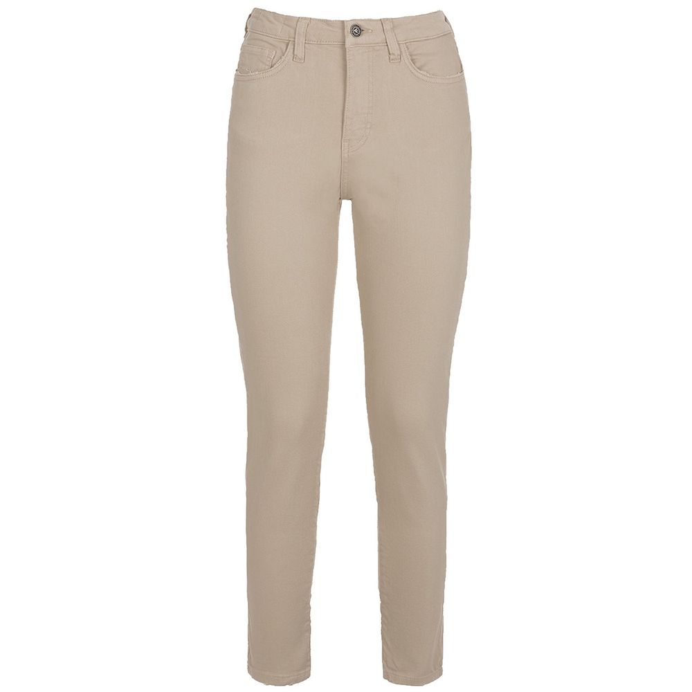 Fred Mello Chic Beige Five-Pocket Women's Trousers Fred Mello