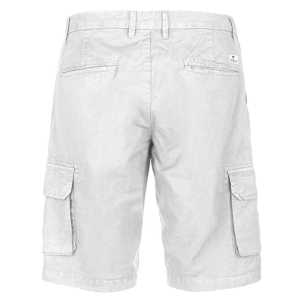 Fred Mello Elegant White Cotton Shorts for Men Fred Mello