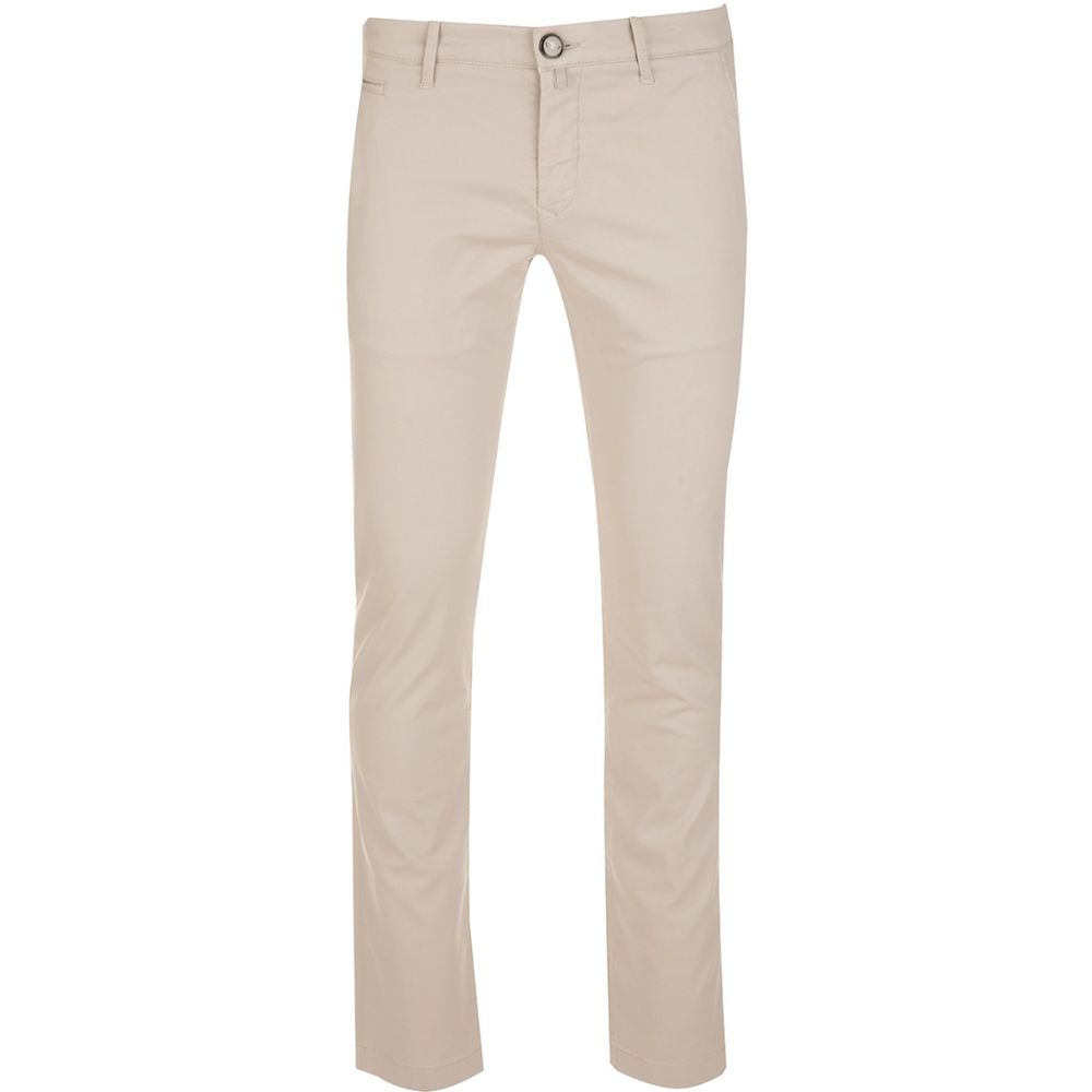 Jacob Cohen Beige Cotton Chino Trousers – Slim Fit Elegance - Luxe & Glitz