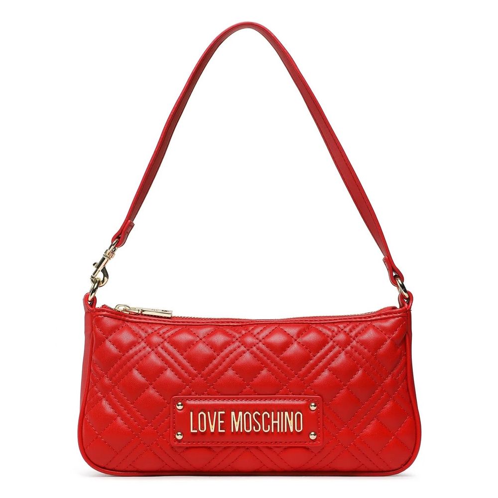 Love Moschino Chic Pink Faux Leather Shoulder Bag Love Moschino