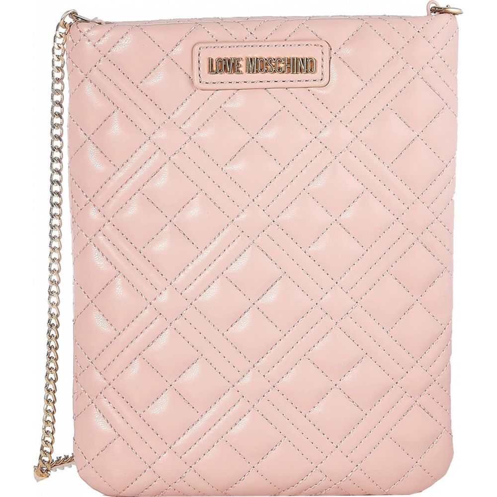 Love Moschino Chic Pink Faux Leather Crossbody Elegance Love Moschino