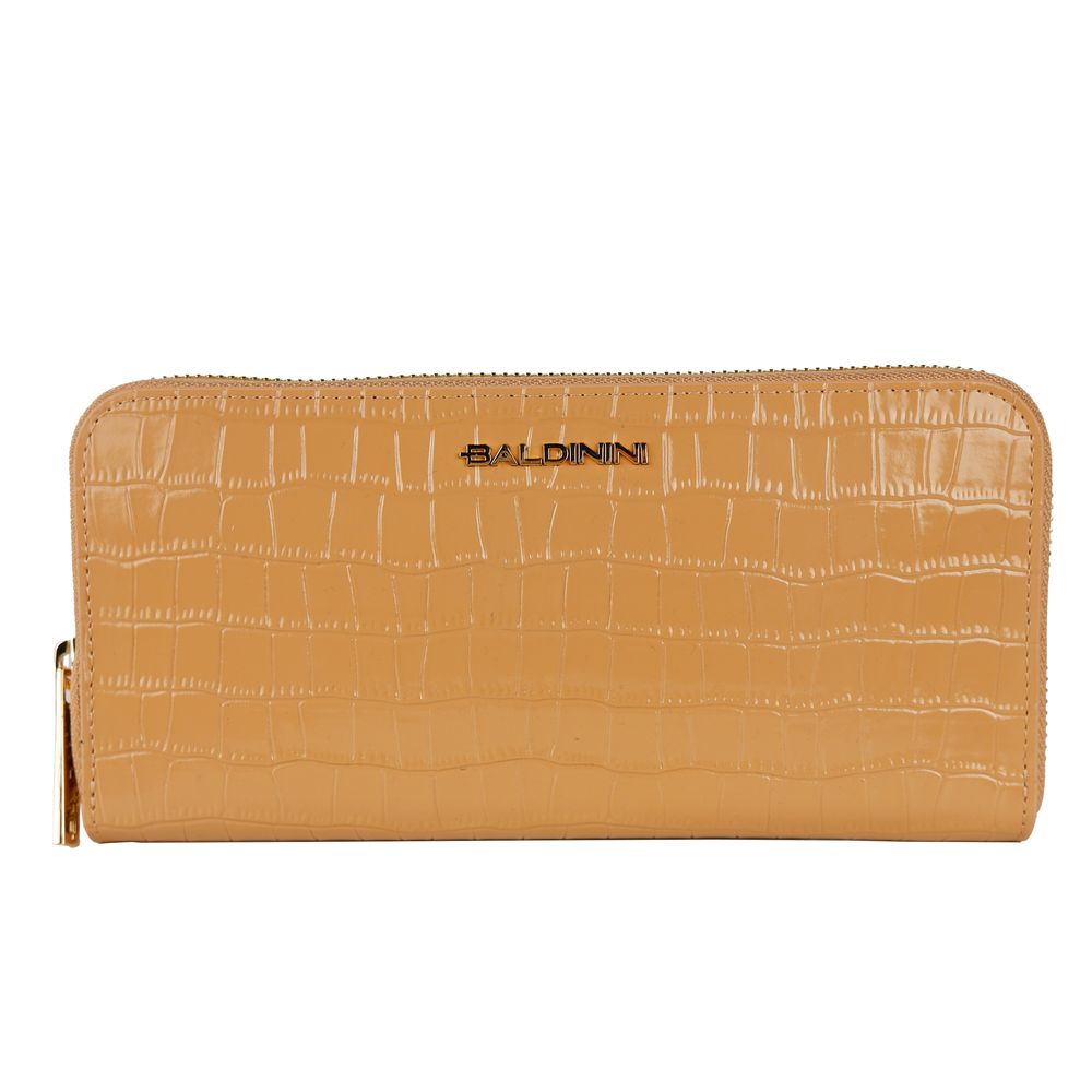 Baldinini Trend Elegant Croco Print Leather Wallet Baldinini Trend