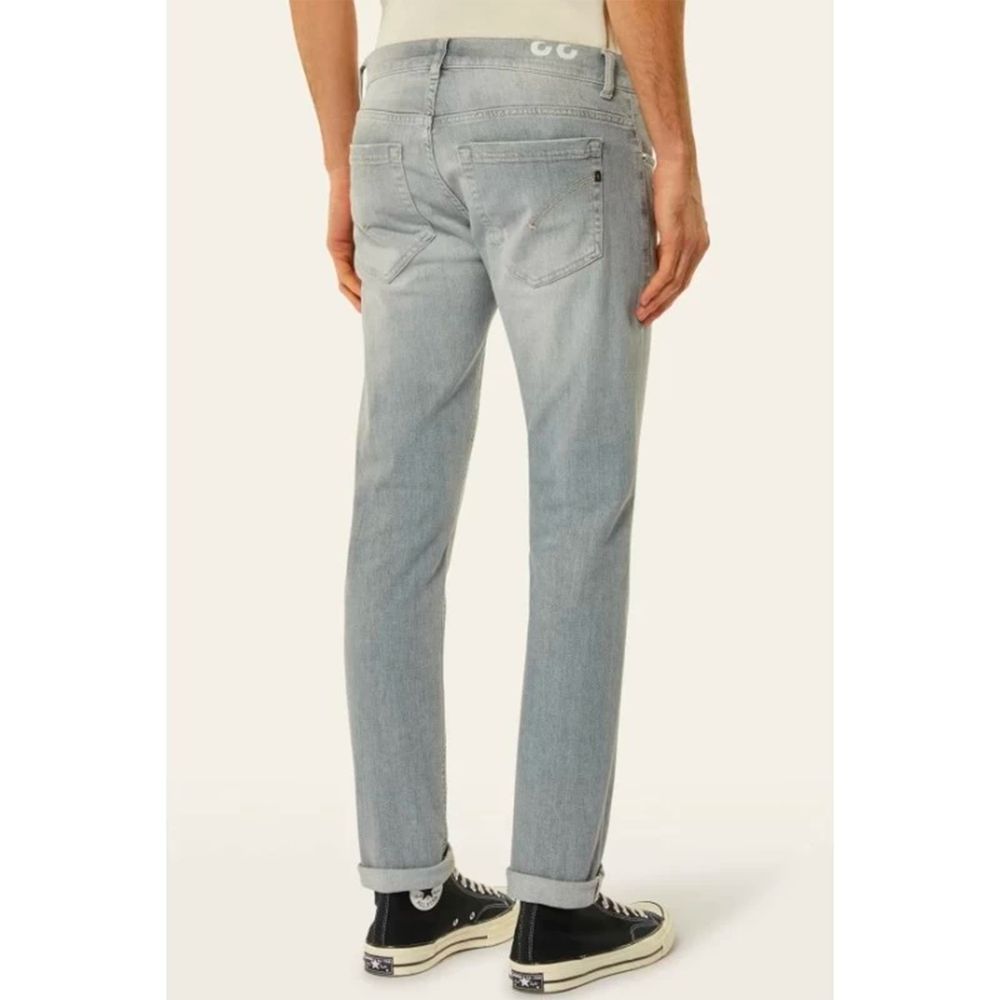 Dondup Gray Cotton Jeans & Pant Dondup