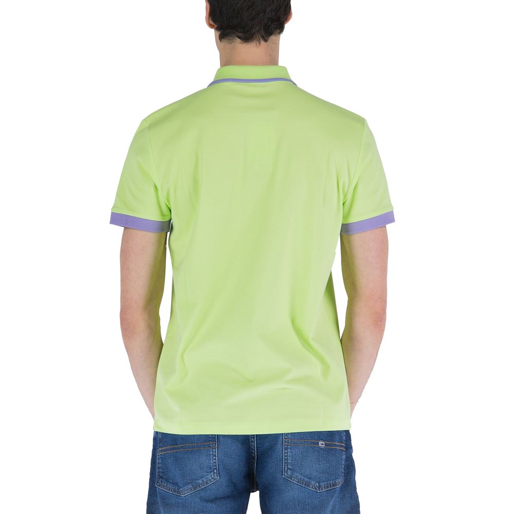 Refrigiwear Contrast Collar Cotton Polo Shirt Refrigiwear