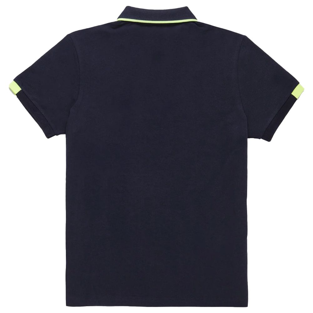 Refrigiwear Elegant Cotton Polo Shirt with Contrast Accents Refrigiwear