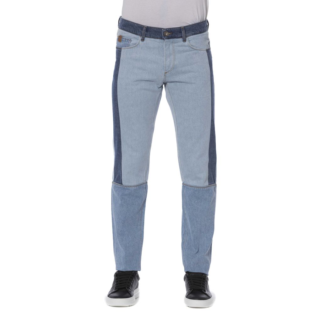 Trussardi Jeans Blue Cotton Jeans & Pant Trussardi Jeans