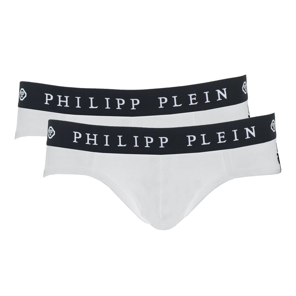 Philipp Plein Elevated White Boxer Shorts Twin-Pack - Luxe & Glitz