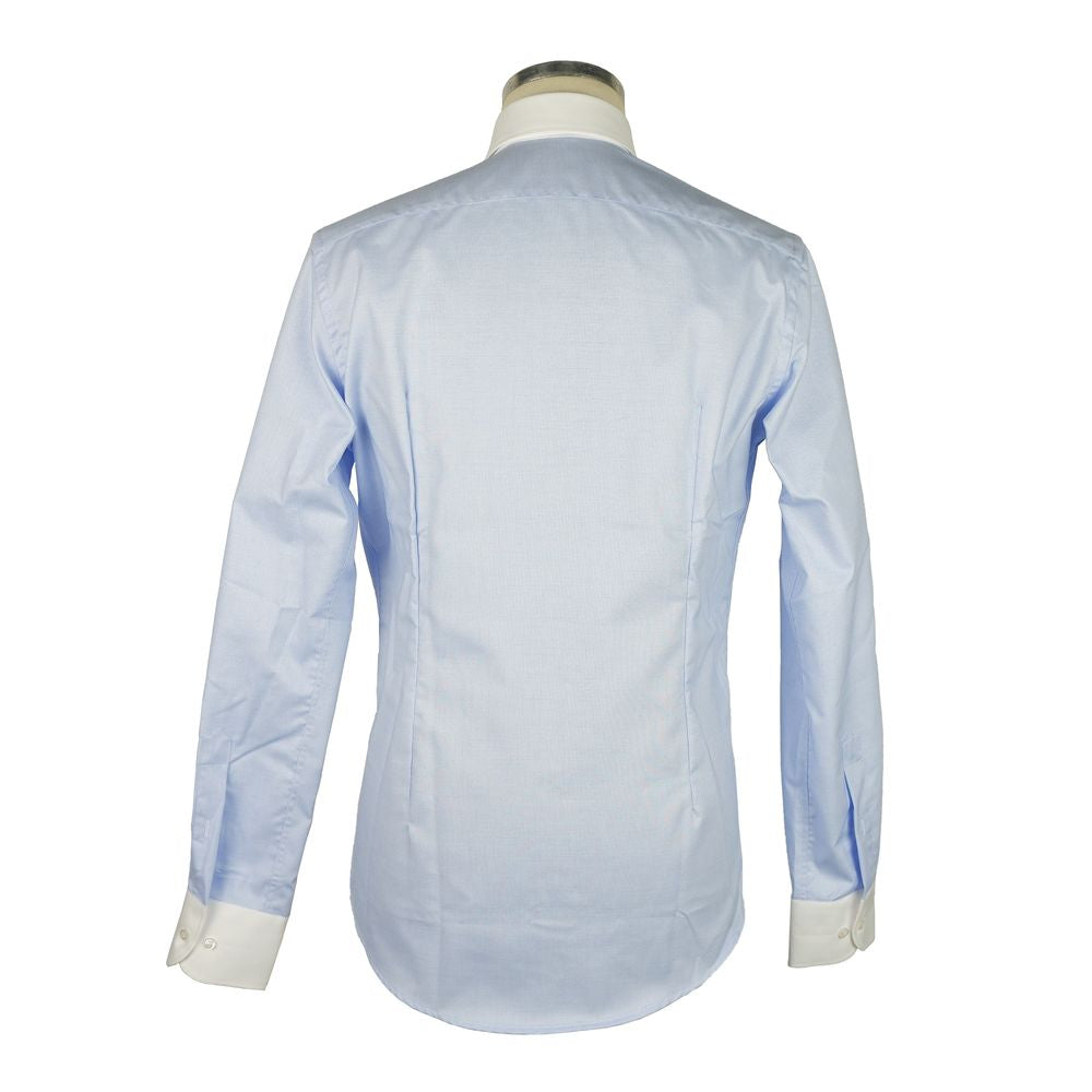 Made in Italy Milano Contrast Collar Gentleman's Shirt - Luxe & Glitz