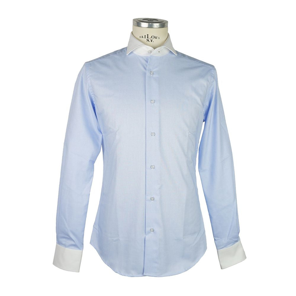 Made in Italy Milano Contrast Collar Gentleman's Shirt - Luxe & Glitz