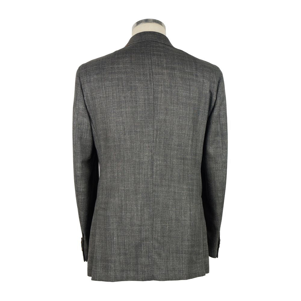 Emilio Romanelli Elegant Summer Wool-Linen Men's Jacket Emilio Romanelli