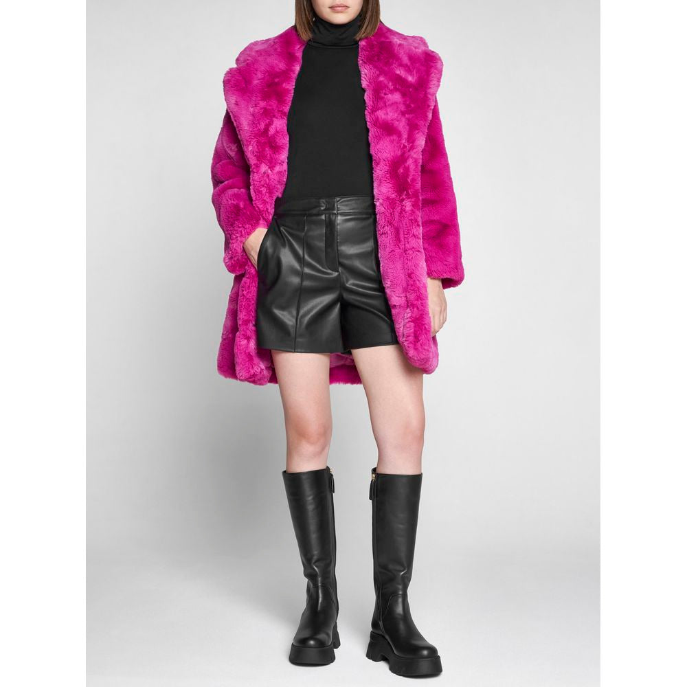 Apparis Chic Pink Faux Fur Jacket - Eco-Friendly Winter Essential - Luxe & Glitz