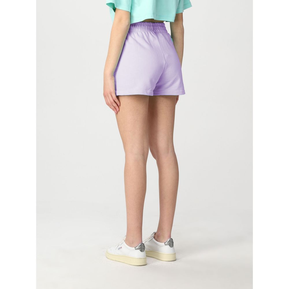 Pharmacy Industry Chic Purple Cotton Shorts - Luxe & Glitz