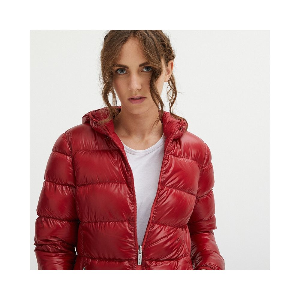 Centogrammi Ethereal Pink Down Jacket with Japanese Hood - Luxe & Glitz