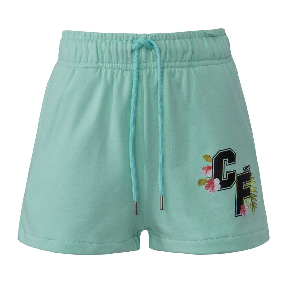 Comme Des Fuckdown Chic Urban Stretch Shorts with Logo Comme Des Fuckdown