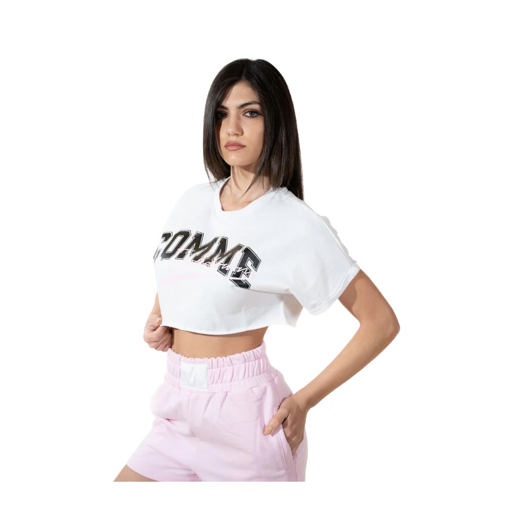 Comme Des Fuckdown Chic Stretch Cotton Logo Shorts - Luxe & Glitz