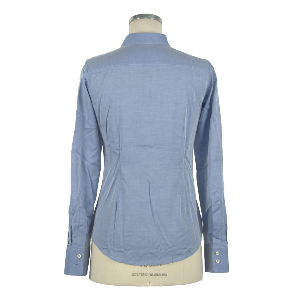 Made in Italy Elegant Slim Fit Long Sleeve Blouse Made in Italy