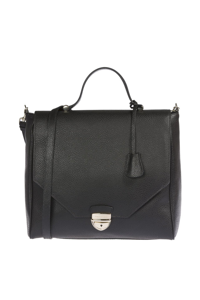 Trussardi Elegant Embossed Leather Handbag Trussardi