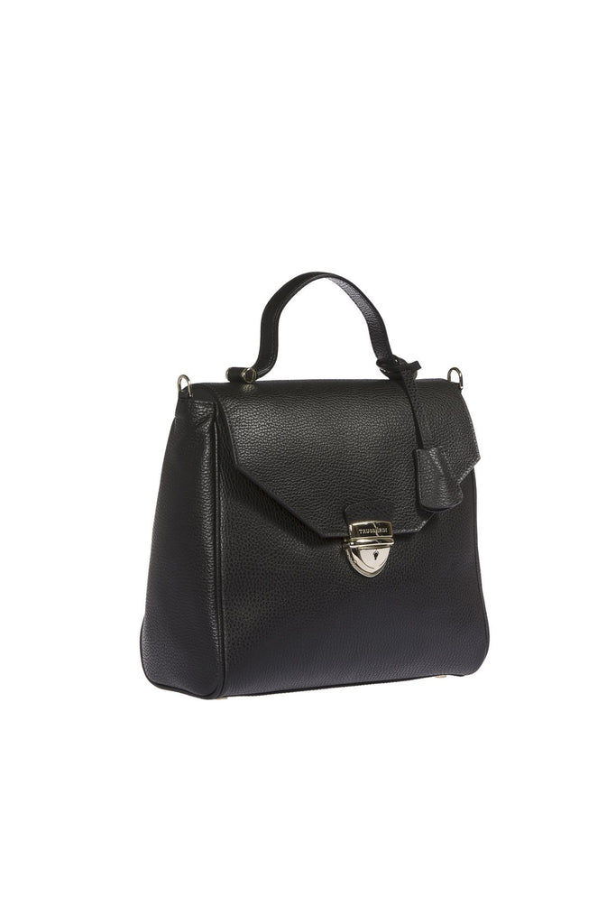 Trussardi Embossed Leather Elegance Handbag Trussardi