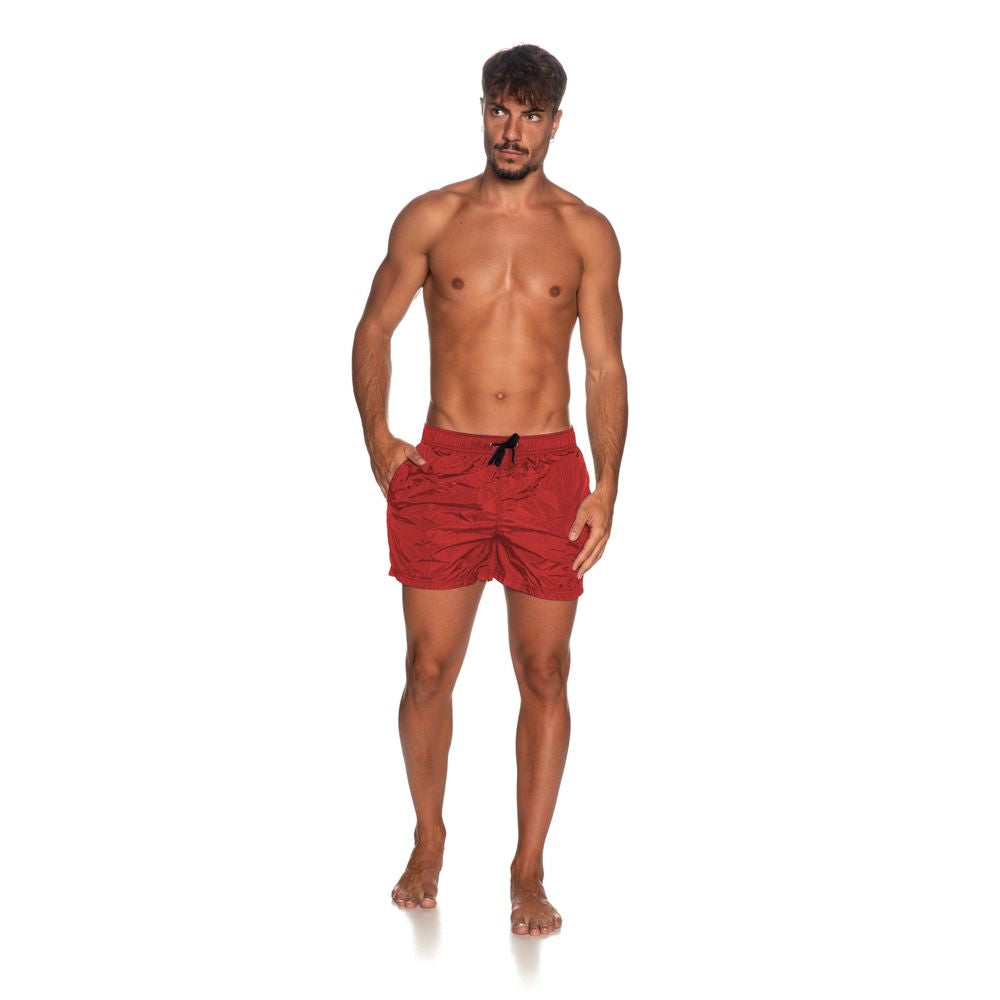 Refrigiwear Elegant Pink Nylon Men's Swim Shorts Refrigiwear