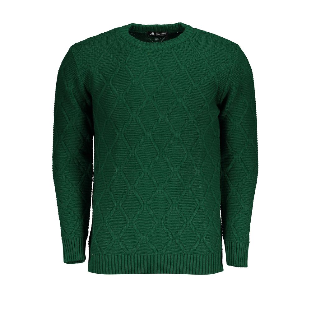 U.S. Grand Polo Green Fabric Sweater U.S. Grand Polo