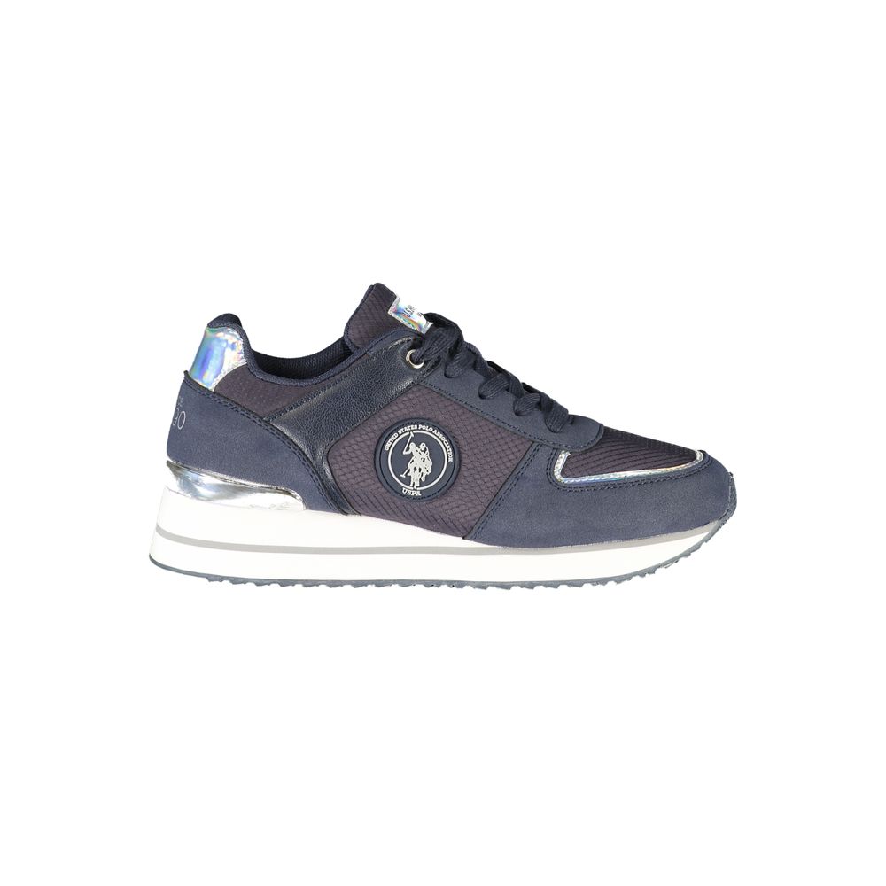 U.S. POLO ASSN. Chic Blue Lace-Up Sporty Sneakers U.S. POLO ASSN.