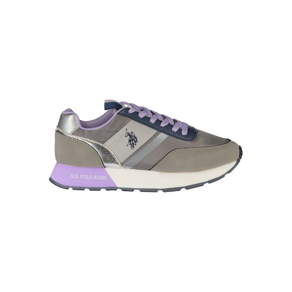 U.S. POLO ASSN. Chic Gray Sneakers with Contrast Detailing U.S. POLO ASSN.