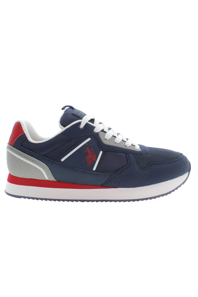 U.S. POLO ASSN. Sleek Blue Sports Sneakers with Contrasting Accents U.S. POLO ASSN.