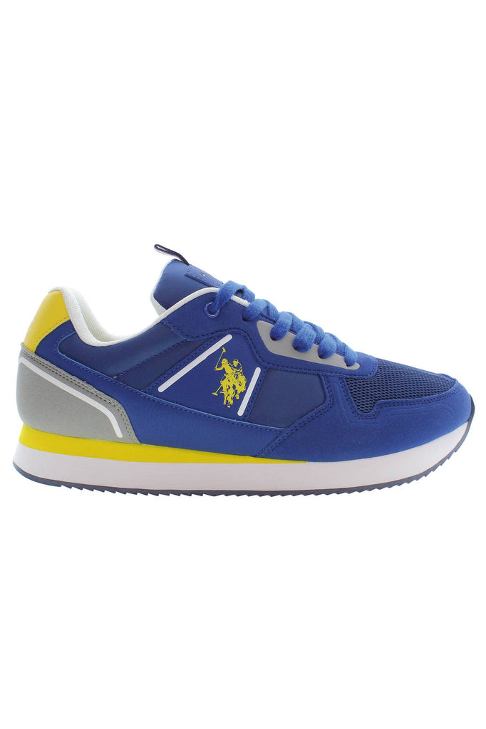 U.S. POLO ASSN. Sleek Blue Lace-Up Sports Sneakers U.S. POLO ASSN.