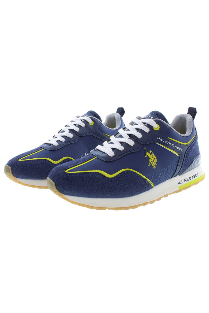 U.S. POLO ASSN. Sporty Elegance Lace-Up Sneakers in Blue U.S. POLO ASSN.