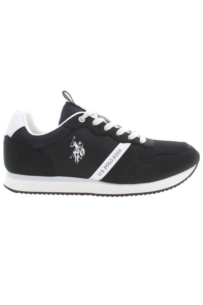 U.S. POLO ASSN. Sleek Black Sneakers with Contrast Accents U.S. POLO ASSN.