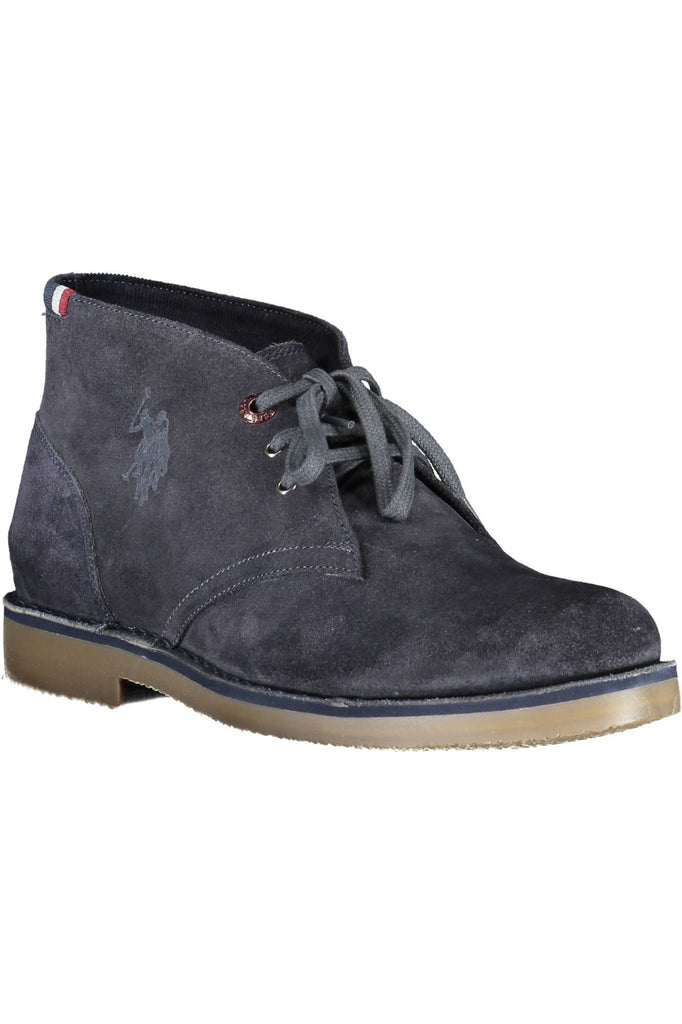 U.S. POLO ASSN. Sophisticated Blue Ankle Boots with Logo Detail U.S. POLO ASSN.