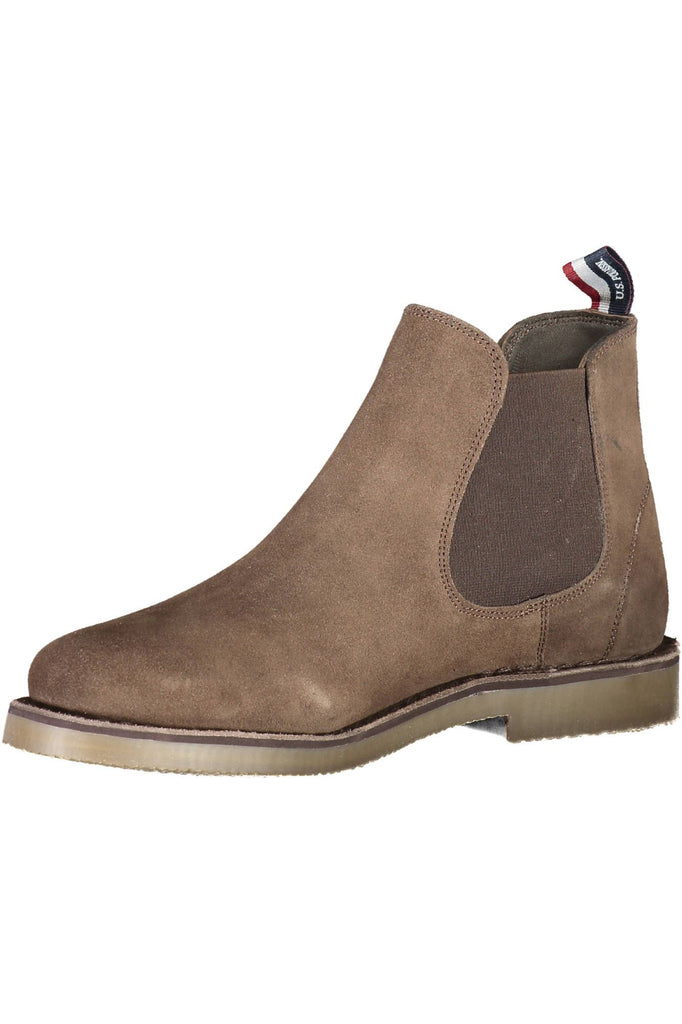 U.S. POLO ASSN. Elegant Ankle Boots with Logo Detailing U.S. POLO ASSN.