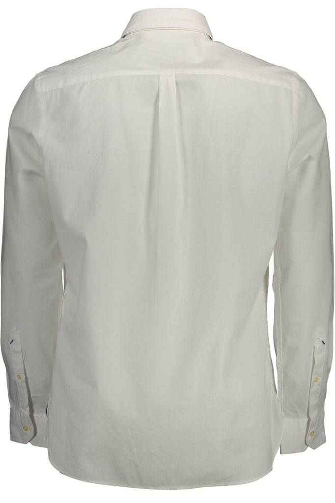 U.S. POLO ASSN. Elegant White Cotton Button-Down Shirt U.S. POLO ASSN.