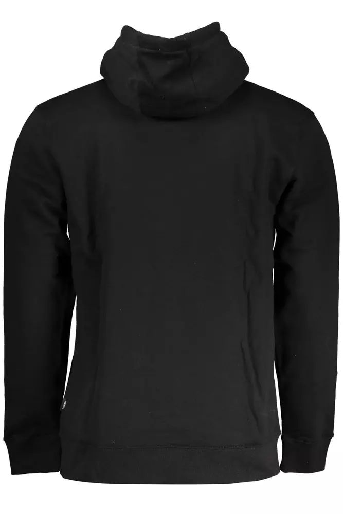 Vans Elegant Long-Sleeved Hooded Sweatshirt in Black Vans