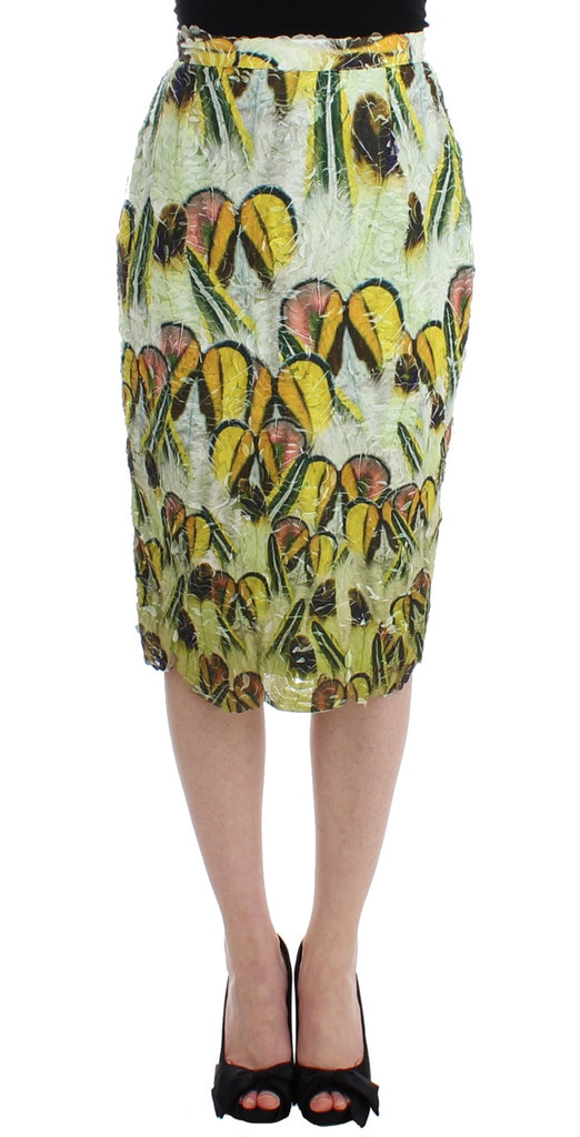 Lanre Da Silva Ajayi Multicolor Organza Pencil Skirt - Luxe & Glitz