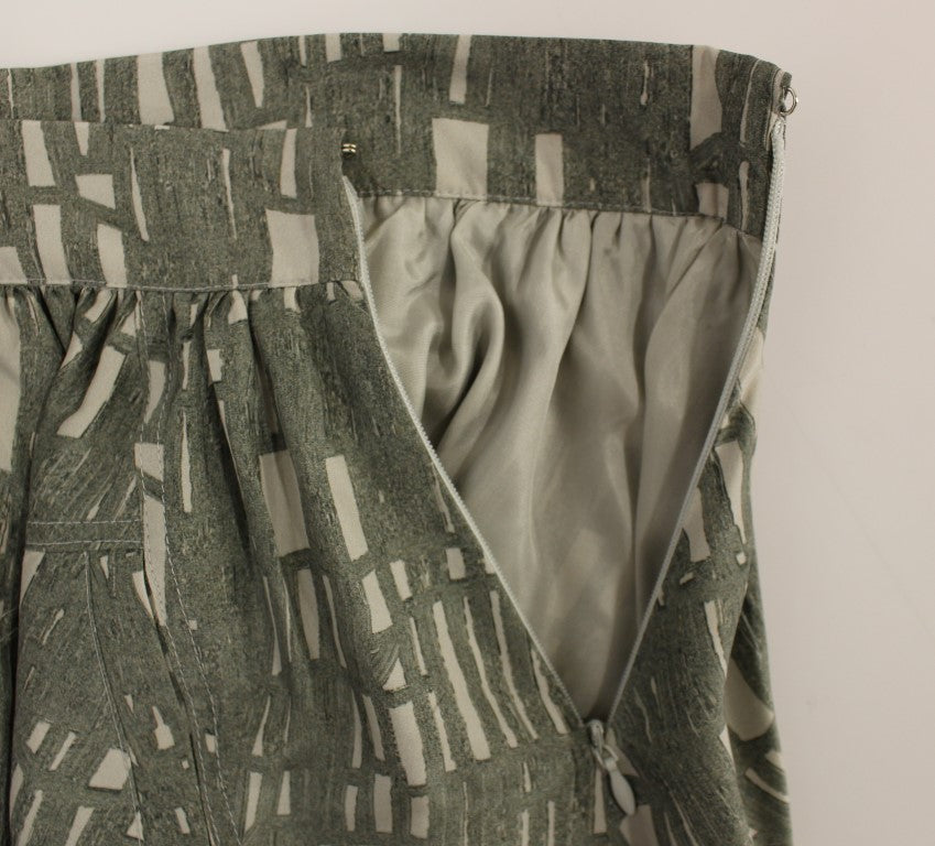 Comeforbreakfast Gray Mini Short A-Line Skirt - Luxe & Glitz