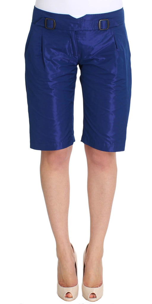 Ermanno Scervino Blue Above Knees Bermuda Shorts - Luxe & Glitz