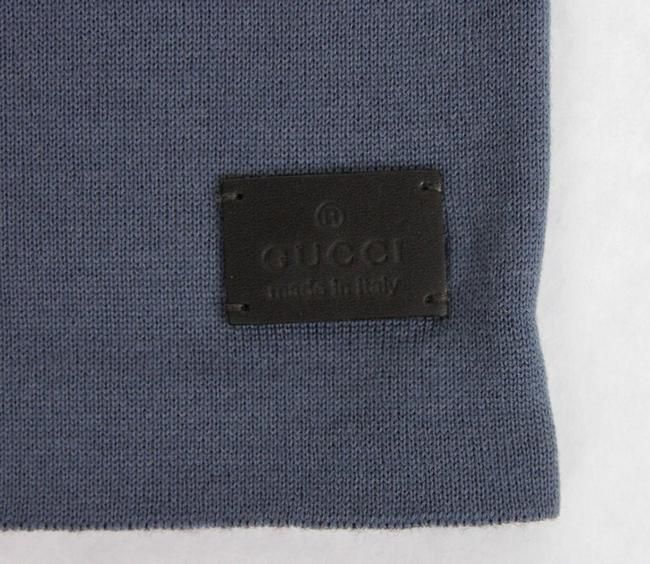 Gucci Unisex Burgundy Blue Wool Beanie Medium Knit Cap Gucci