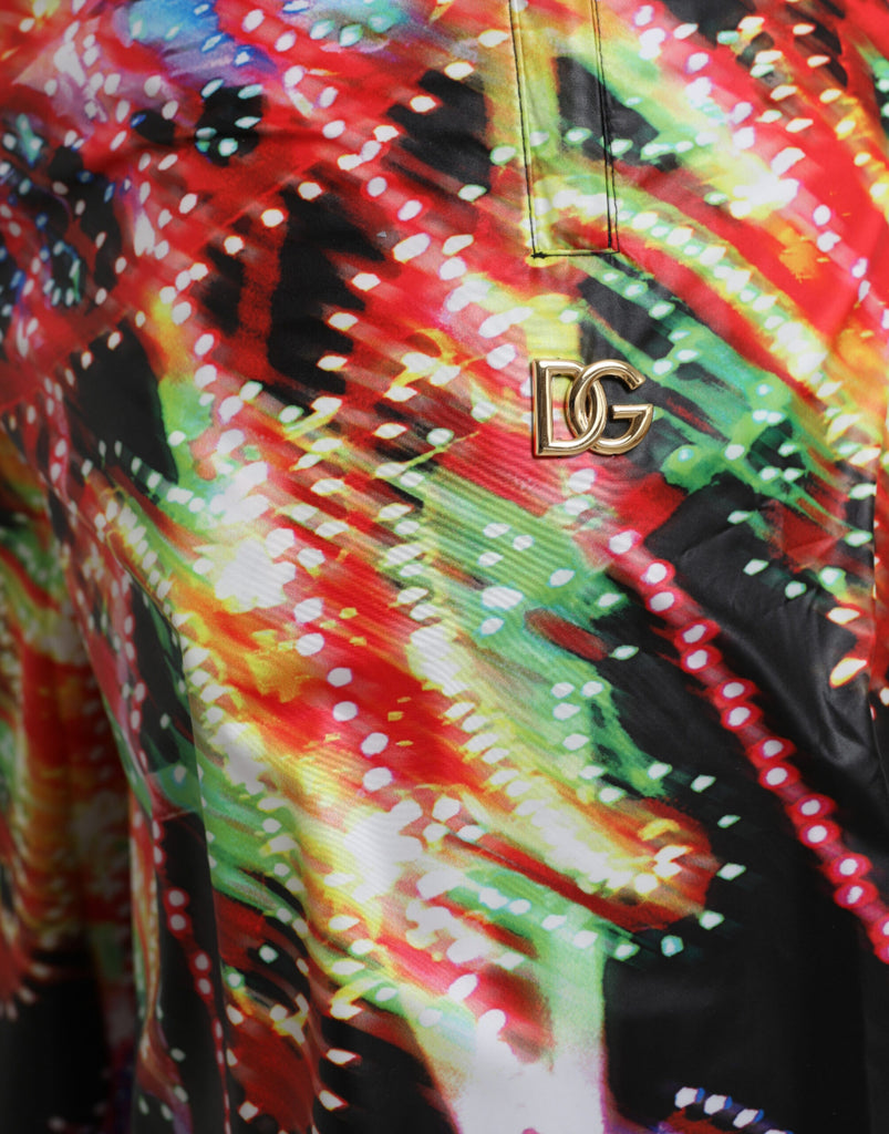 Dolce & Gabbana Multicolor Luminarie Print Men Bermuda Shorts Dolce & Gabbana