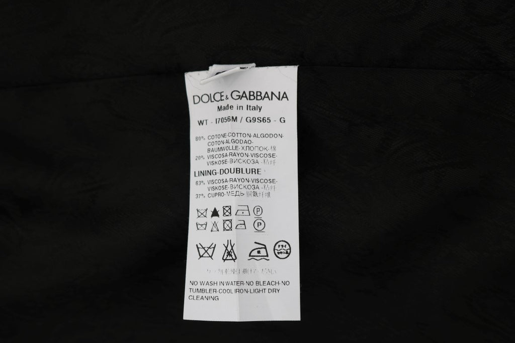Dolce & Gabbana Black STAFF Cotton Vest - Luxe & Glitz