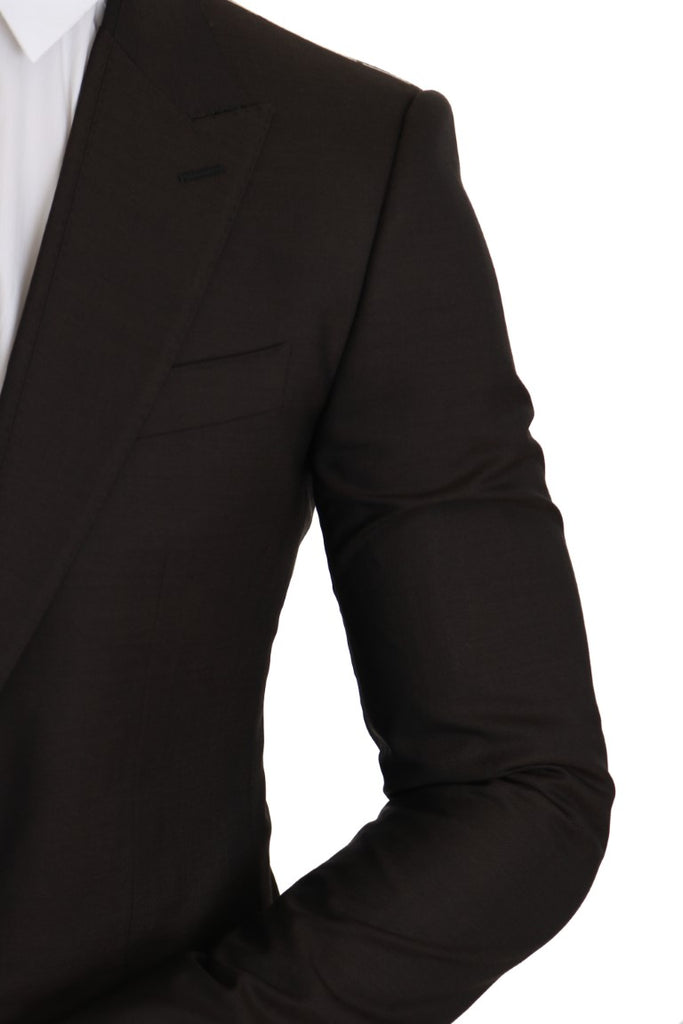 Dolce & Gabbana Brown Wool SICILIA Jacket Coat Blazer - Luxe & Glitz