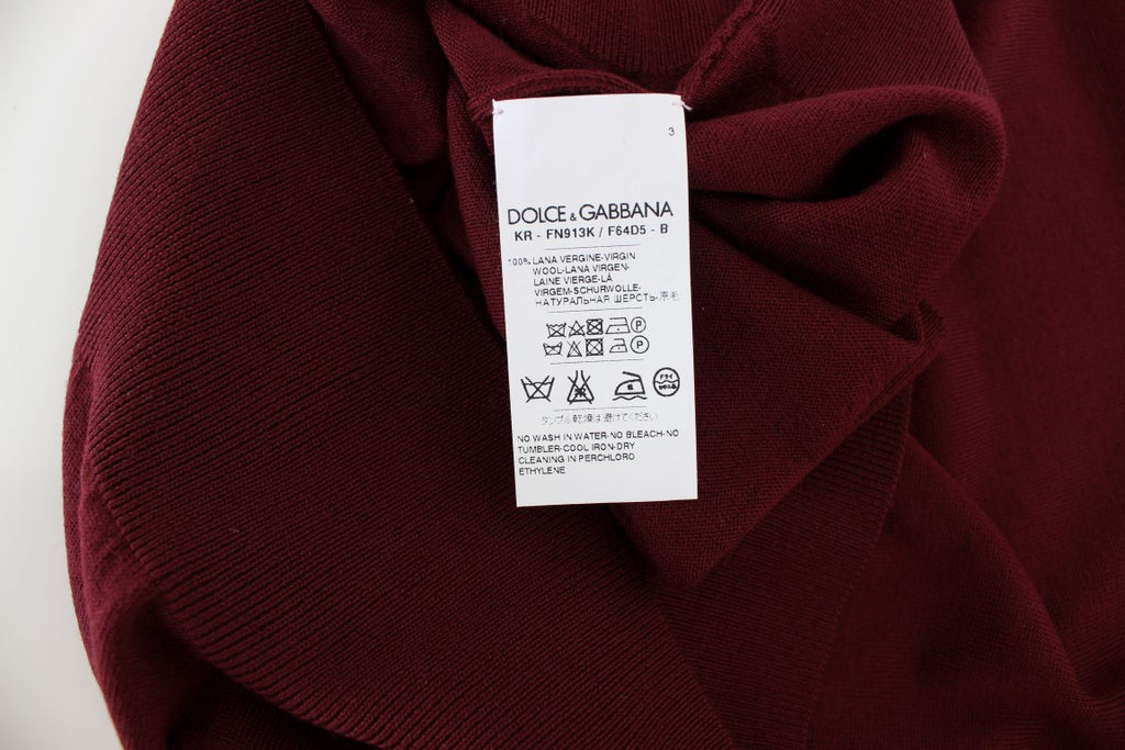 Dolce & Gabbana Red Sleeveless Crewneck Vest Pullover - Luxe & Glitz