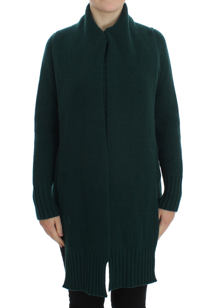 Dolce & Gabbana Green Knitted Cashmere Cardigan - Luxe & Glitz