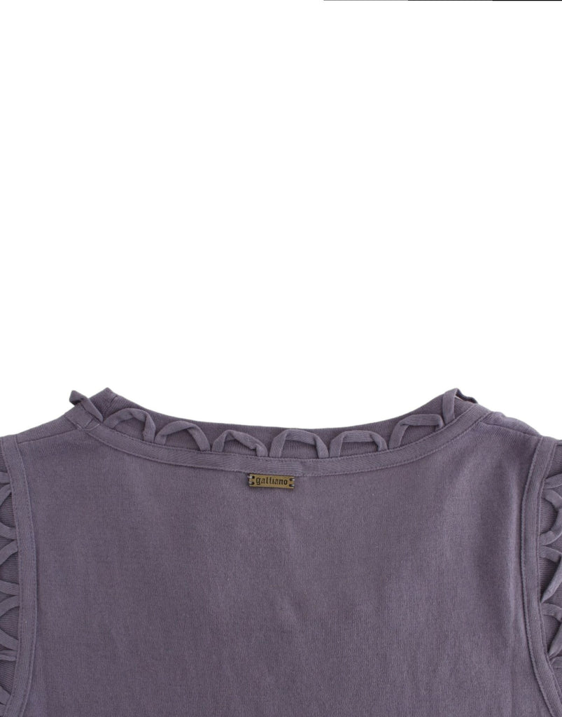 John Galliano Purple cotton jersey dress John Galliano