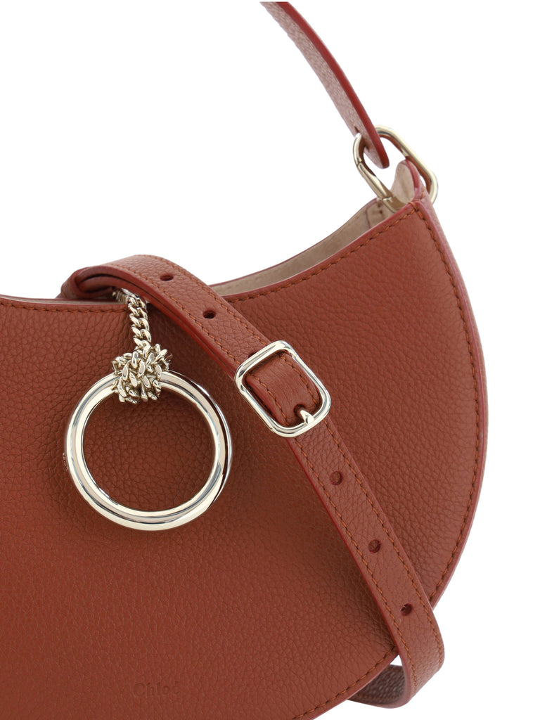 Chloé Brown Leather Small Arlène Shoulder Bag Chloé