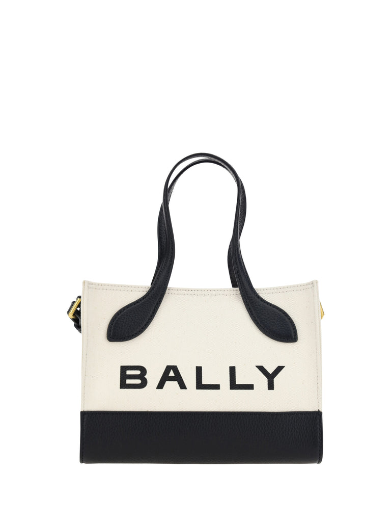 Bally White and Black Leather Mini Handbag Bally