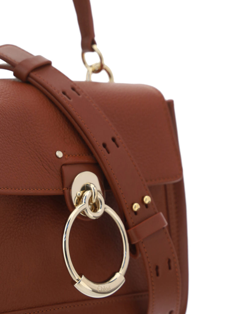 Chloé Brown Calf Leather Tess Handbag Chloé